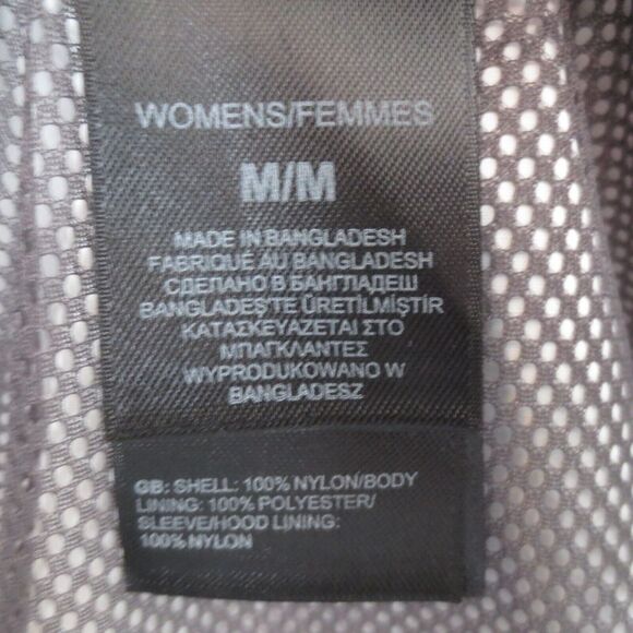 The North Face Resolve Rain Jacket Womens Medium Purple Lined Hooded DryVent - Picture 9 of 14